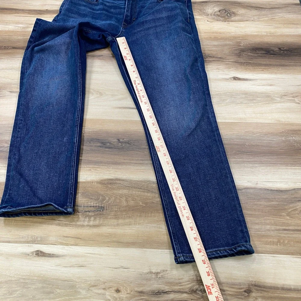 Banana Republic Jeans Men 34x30 Slim Fit Cotton Tencel Stretch Dark Wash Classic